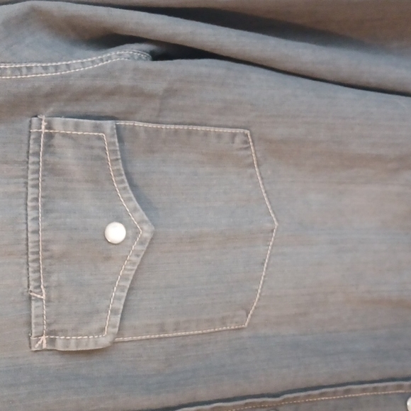 Brunello Cucinelli denim shirt Pearl Button Western - Picture 3 of 4